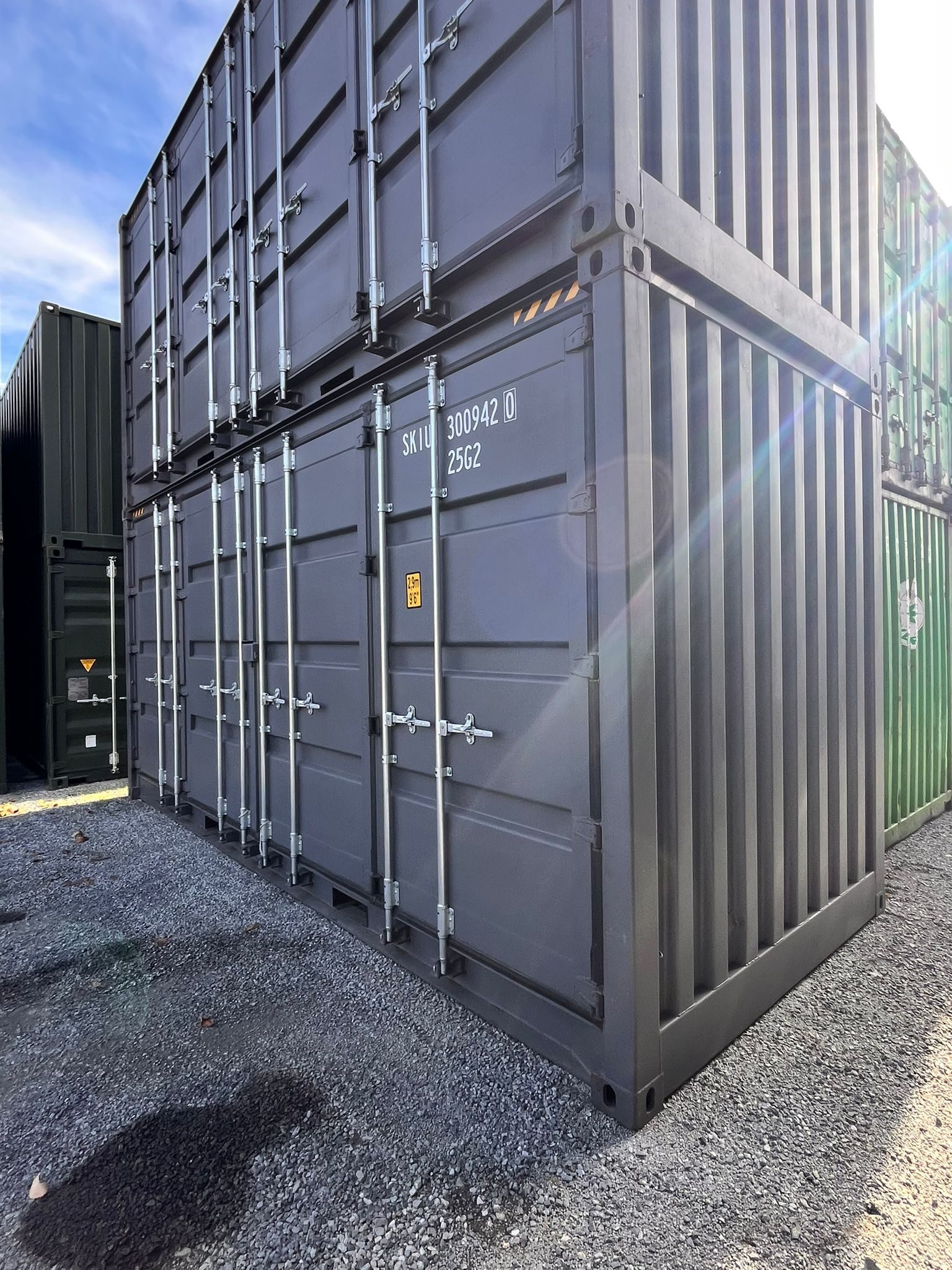 Verriegelung der Seitentüren eines 20-Fuß-High-Cube-Side-Door-Containers
